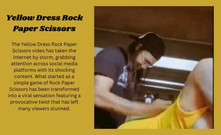 Yellow Dress Rock Paper Scissors