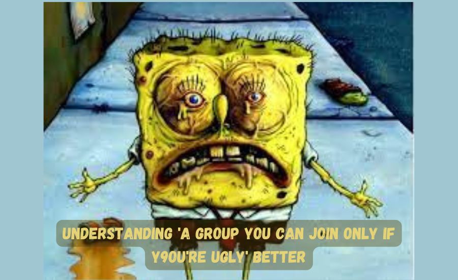 Understanding 'A Group You Can Join Only If Y9ou're Ugly' Better